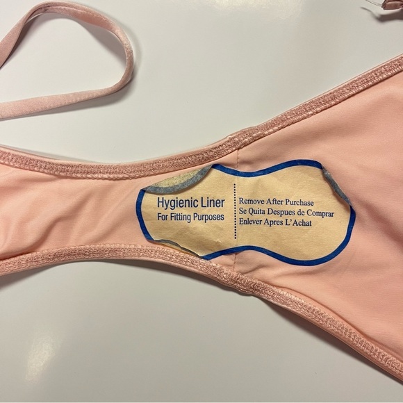 2/$30 Good American Tiny Ties Bikini Bottom – Light Pink – Size 2 Medium - Picture 7 of 10